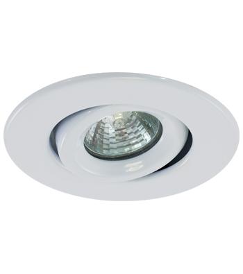 LiteLine 4 Inch Trim Mr16 75 Watt Gimbal 2 Clip White Model: GR-TH18R-WH