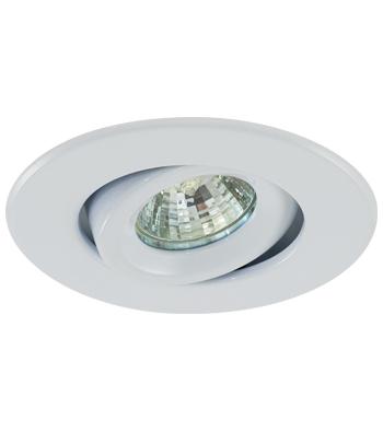 LiteLine 4 Inch Trim Mr16 75 Watt Gimbal 3 Clip White Model: GR-TH18R3-WH