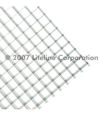 LiteLine 4x 4x 4 Aluminum Louver 24 Inch X 48 Inch Model: AL75-24 BWE