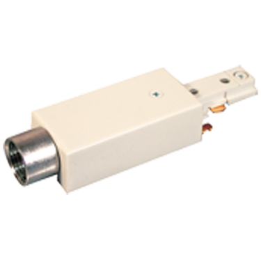 LiteLine A-Line track single circuit Single Circuit Live End Conduit Feed Black Model: ATKP06-BK