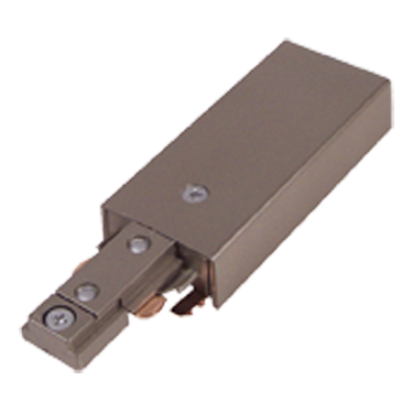LiteLine A-Line track single circuit Single Circuit Live End Power Feed White Model: ATKP09-WH