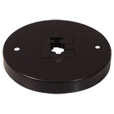 LiteLine A-Line track single circuit Single Circuit Monopoint Power Feed Black Model: ATKP109-BK