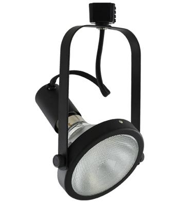 LiteLine Athena Track Fixture 120 Par38 150 Watt J Model: J-PAR222/38-BK
