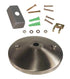 LiteLine Ceiling Canopy With Mounting Hardware Brushed Model: CN6250-BN