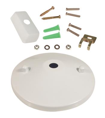 LiteLine Ceiling Canopy With Mounting Hardware White Model: CN6250-WH