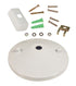 LiteLine Ceiling Canopy With Mounting Hardware White Model: CN6250-WH