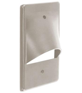 LiteLine Eyelid Face Plate 1 Gang Bn Square Brushed Model: OSL-EYE1-BN
