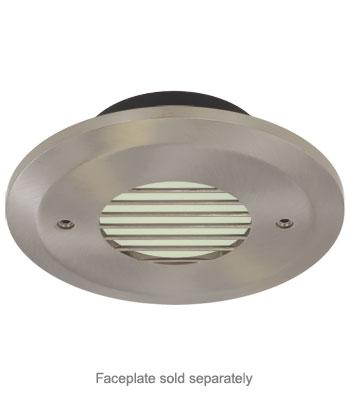 LiteLine LED Step Light Kit Round 40k Louver Black Model: OSLRD30-40K-LVRR-BK