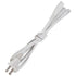 LiteLine Ledbar Accessory 6' Power Cord For 2 Wire . Fluorobar Model: ALFT6000-WH