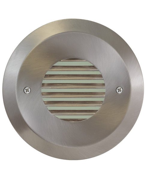 LiteLine Louver Face Plate 1 Gang Bn Round Brushed Model: OSL-LVRR-BN