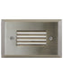 LiteLine Louver Face Plate 1 Gang Bn Square Brushed Model: OSL-LVR1-BN