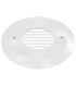 LiteLine Louver Face Plate 1 Gang Fwh Round Flat White Model: OSL-LVRR-FWH