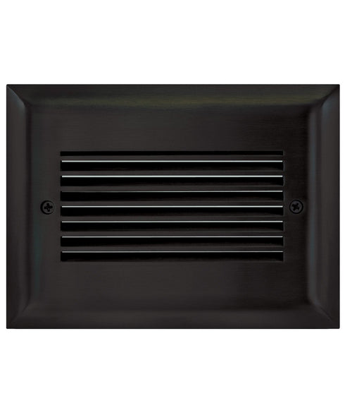 LiteLine Louver Face Plate 3 Gang Bk Square Black Model: OSL-LVR3-BK