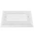 LiteLine Louver Face Plate 3 Gang Fwh Square Flat Model: OSL-LVR3-FWH