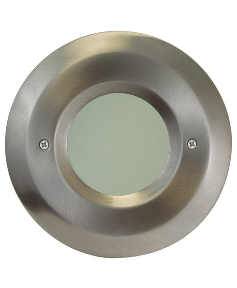 LiteLine Open Face Plate 1 Gang Bn Round Brushed Model: OSL-OPNR-BN