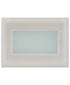 LiteLine Open Face Plate 3 Gang Fwh Square Flat White Model: OSL-OPN3-FWH