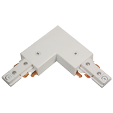 LiteLine A-Line track single circuit Single Circuit Light Power Feed Connector Model: ATKP02-BK