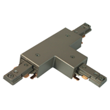 LiteLine Single Circuit T Power Feed Connector Brushed Model: ATKP03-BN