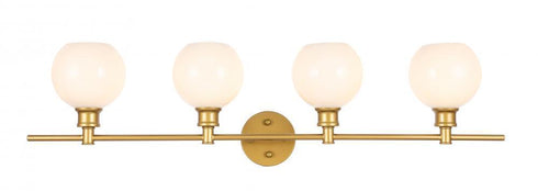 Living District 5 Light Collier 4 Light Chrome And Clear Glass Wall Model: LD2322C
