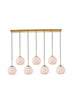 Living District BAXTER 3 Light Pendant Model: LD2237BR