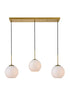 Living District Baxter 3 Light Pendant Model: LD2237C
