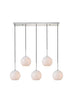Living District Baxter 5 Light Pendant Model: LD2229BR