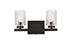 Living District Cassie 2 Light Vanity Model: LD7026W14BK
