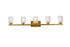 Living District Cassie 5 Light Vanity Model: LD7029W41BK