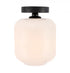Living District Collier Flush Mount Model: LD2270BK
