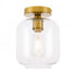 Living District Collier Flush Mount Model: LD2270BK