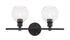 Living District Collier Sconce Model: LD2315BK