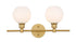 Living District Collier Sconce Model: LD2315BK