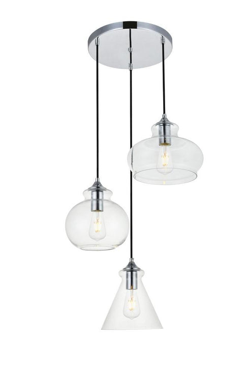 Living District Destry 1 Light Pendant Model: LD2247C