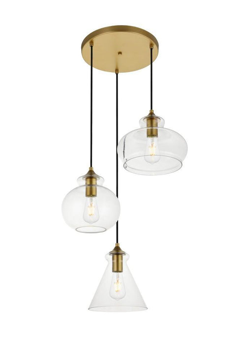 Living District Destry 1 Light Pendant Model: LD2247C