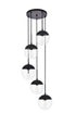 Living District Eclipse 5 Light Pendant Model: LD6075BK