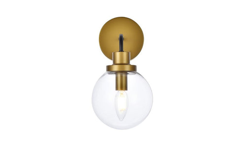 Living District Hanson 1 Light Sconce Model: LD7031W8BK