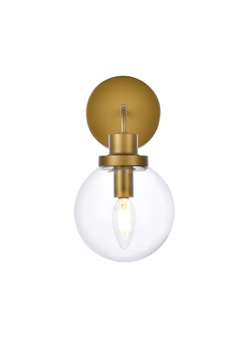 Living District Hanson 1 Light Sconce Model: LD7031W8BK
