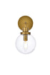 Living District Hanson 1 Light Sconce Model: LD7031W8BK