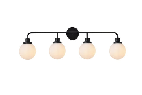 Living District Hanson 4 Light Vanity Model: LD7036W38BK