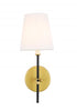 Living District Mel Sconce Model: LD6004W6BRBK