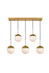 Living District Eclipse 5 Light Pendant Model: LD6082C