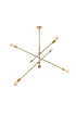 Living District Axel 6 Light Pendant Model: LD8014D55BR