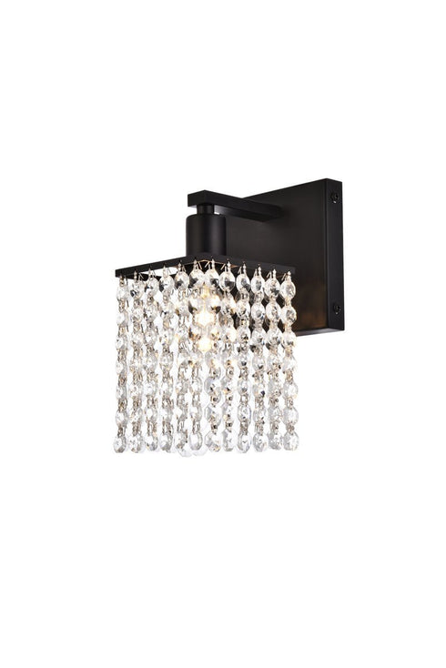 Living District Phineas 1 Light Sconce Model: LD7006BK