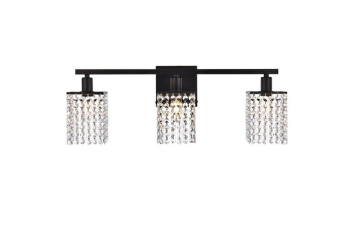 Living District Phineas 3 Light Vanity Model: LD7010BK