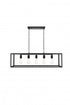 Living District Resolute 5 Light Pendant Model: LD4063D38BK