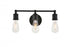 Living District Serif Sconce Model: LD4028W16BK