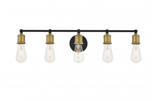 Living District Serif Sconce Model: LD4028W29BK