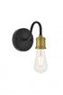 Living District Serif Sconce Model: LD4028W5BK