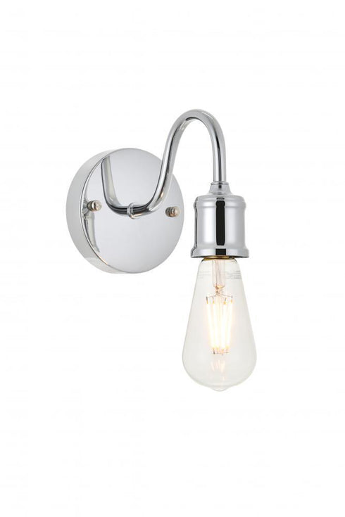 Living District Serif Sconce Model: LD4028W5BK
