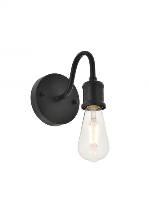 Living District Serif Sconce Model: LD4028W5BK